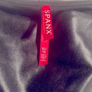 Spanx Faux Leather Moto Leggings